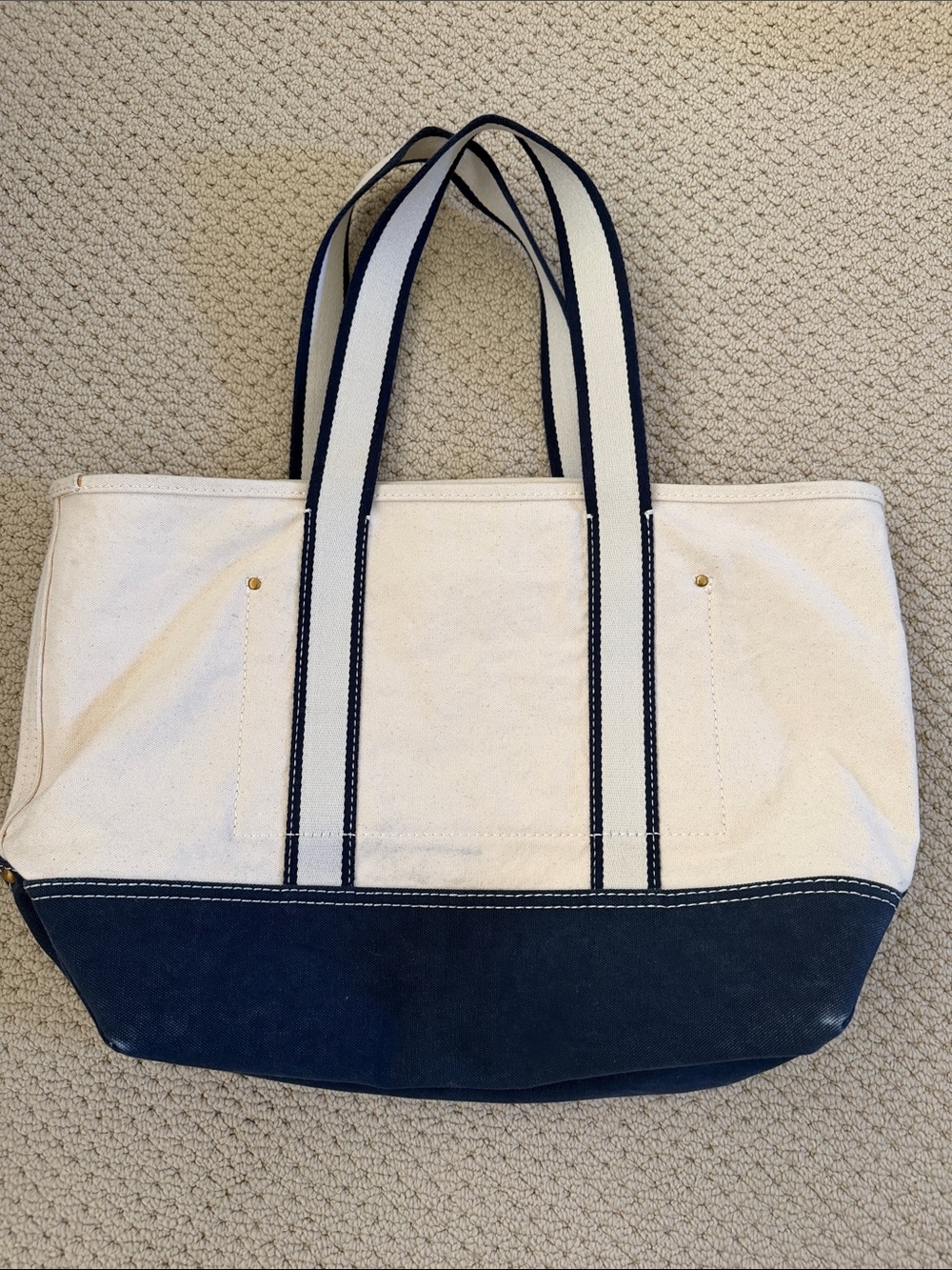 J. Crew Canvas Tote Bag